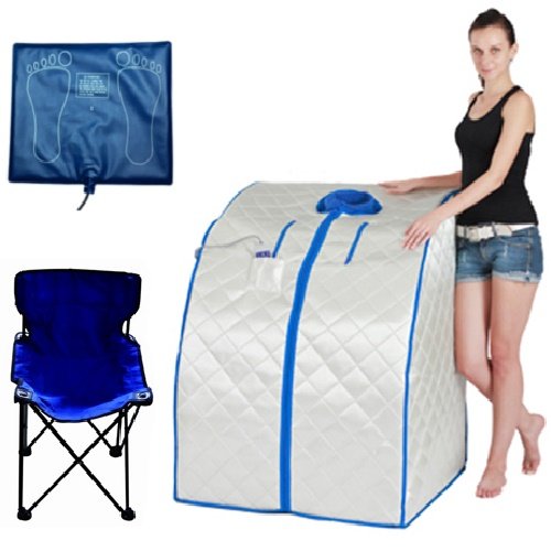 DURHERM-DIF-202-IR-FAR-Infrared-Indoor-Portable-Foldable-Sauna-with-Heating-Food-Pad-and-Chair-0