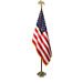 Deluxe-US-Flag-Presentation-Set-with-8-Pole-Stand-and-Eagle-Top-Ornament-Included-0-0