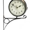 Double-Face-Outdoor-Clock-with-Wall-Bracket-50cm-197-0