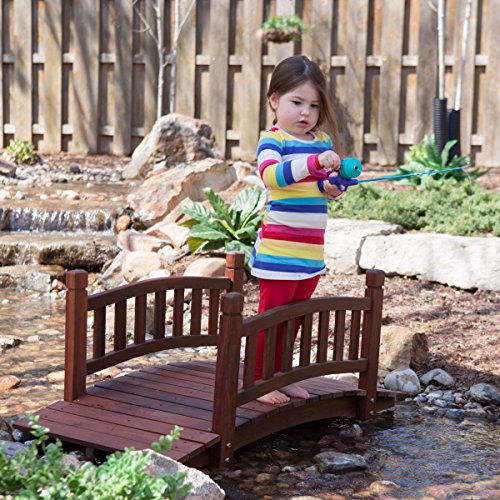Durable-and-Gorgeous-Richmond-4-ft-Red-Shorea-Wood-Garden-Bridge-with-Arched-Hand-Rails-Assembly-Required-0-1