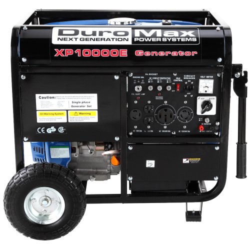 DuroMax-XP10000E-8000-Running-Watts10000-Starting-Watts-Gas-Powered-Portable-Generator-0-0