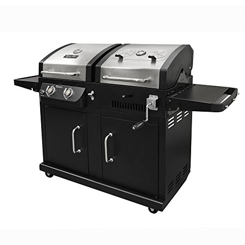 Dyna-Glo-DGB730SNB-D-2-Burner-Stainless-Steel-Gas-and-Charcoal-BBQ-Grill-0