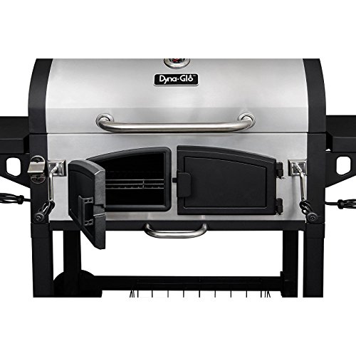 Dyna-Glo-DGN576SNC-D-Dual-Chamber-Stainless-Steel-Charcoal-BBQ-Grill-0-1