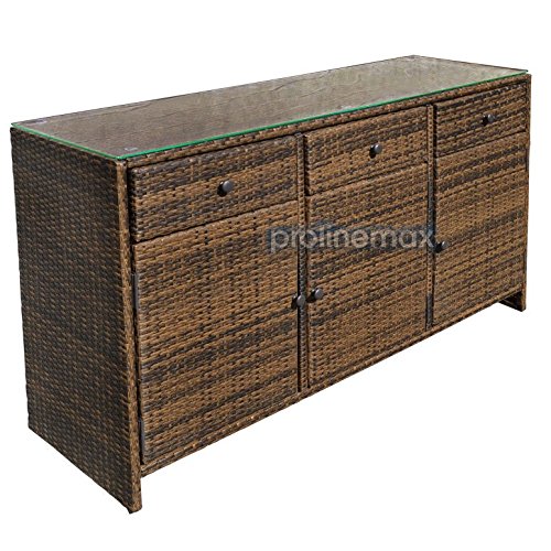 ESPRESSO-3-Drawers-Wicker-Rattan-Buffet-Serving-Cabinet-Table-Towel-Dining-Dish-China-Storage-Counter-Outdoor-0-1