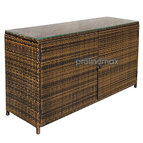ESPRESSO-59-Wicker-Rattan-Buffet-Serving-Cabinet-Table-Towel-Dining-Dish-China-Storage-Counter-0