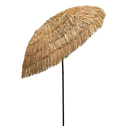 EasyGo-8-Thatch-Patio-Umbrella-Tropical-Palapa-Raffia-Tiki-Hawaiian-Hula-Beach-Hut-Parasol-0-0