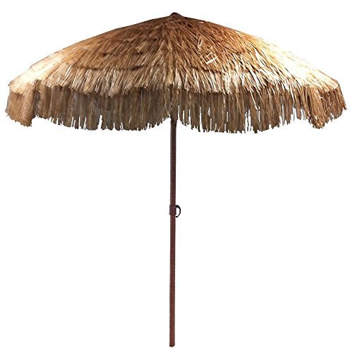 EasyGo-8-Thatch-Patio-Umbrella-Tropical-Palapa-Raffia-Tiki-Hawaiian-Hula-Beach-Hut-Parasol-0