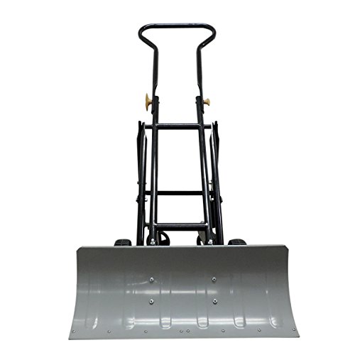 EasyGo-Folding-Four-Wheeled-Snow-Plow-Foldable-4-Wheel-Snow-Pusher-and-Thrower-Ergonomic-Prevents-Back-Pain-0-0