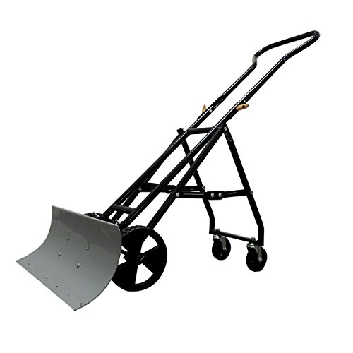 EasyGo-Folding-Four-Wheeled-Snow-Plow-Foldable-4-Wheel-Snow-Pusher-and-Thrower-Ergonomic-Prevents-Back-Pain-0