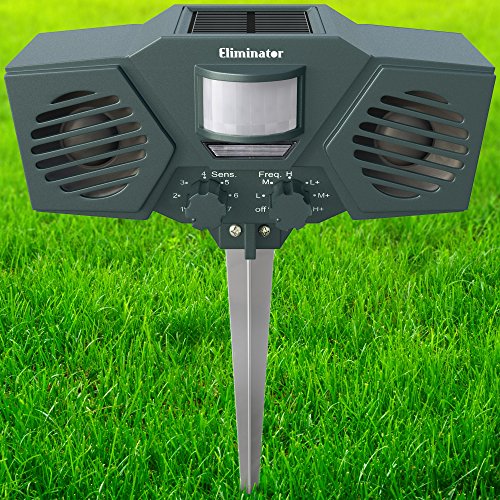 Eliminator-Advanced-Electronic-Solar-Energy-Outdoor-Animal-and-Rodent-Pest-Repeller-for-Cats-Dogs-Deer-Birds-etc-0-0