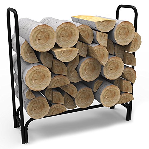 Elite-Flame-4-Foot-Indoor-Outdoor-Firewood-Shelter-Log-Rack-with-All-Weather-Cover-0