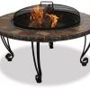 Endless-Summer-WAD820SP-34-in-Slate-Marble-Firepit-with-Copper-Accents-0