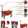 Everyday-Sports-Next-Generation-Utility-Folding-Wagon-with-Removable-Polyester-Bag-Spring-Bounce-Feature-Auto-Safety-Locks-Handle-Steering-Performance-Scarlet-Red-0-0