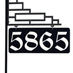 Extra-Large-Contemporary-Reflective-911-Yard-Address-Sign-6-Numbers-on-Both-Sides-0-0
