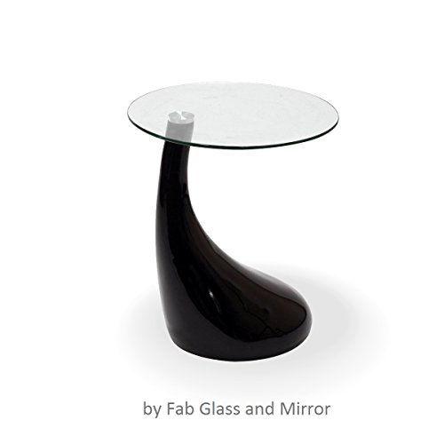 Fab-Glass-and-Mirror-Teardrop-Side-Table-Black-0