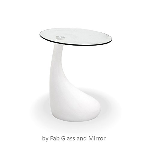 Fab-Glass-and-Mirror-Teardrop-Side-Table-White-0