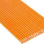 FiberMarkers-14Inch-x-4Ft-Orange-100-Pack-Hollow-Driveway-Markers-Snow-Poles-Reflective-Snow-Markers-0-1
