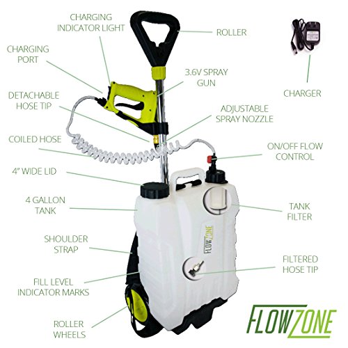 FlowZone-4-Gal-Multi-Use-36V-Battery-Powered-Backpack-or-Rolling-Garden-Sprayer-0-0
