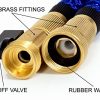 GENIUSWAY-100-Feet-Expandable-Fabric-Garden-Hose-with-Adjustable-Sprayer-and-Solid-Brass-End-Blue-0-1