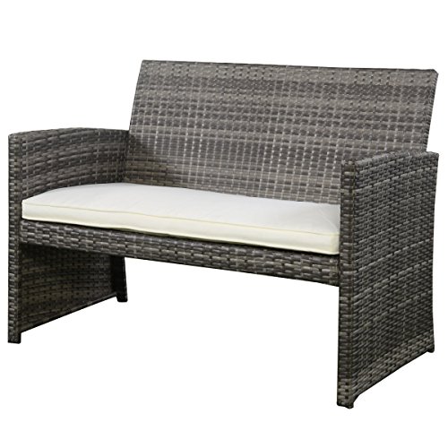 GHP-Outdoor-Garden-Patio-4-Piece-Cushioned-Seat-Mix-Gray-Wicker-Sofa-Furniture-Set-0