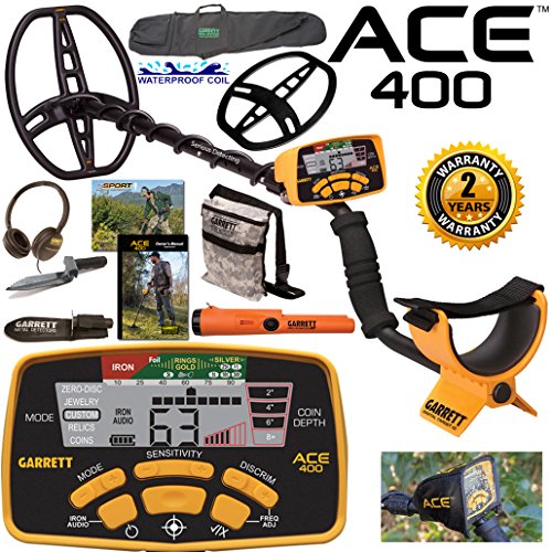 Garrett-ACE-400-Metal-Detector-with-DD-Waterproof-Coil-and-Premium-Accessories-0