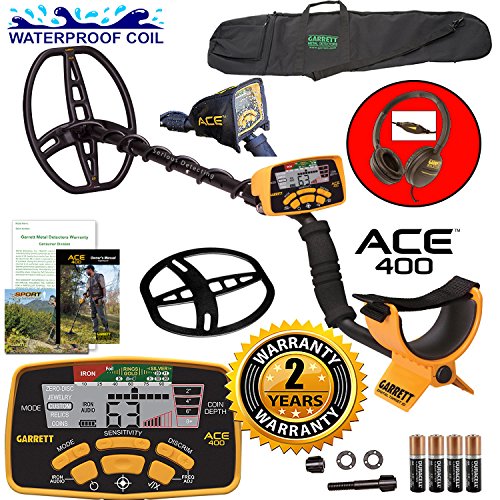Garrett-ACE-400-Metal-Detector-with-DD-Waterproof-Search-Coil-and-Carry-Bag-0
