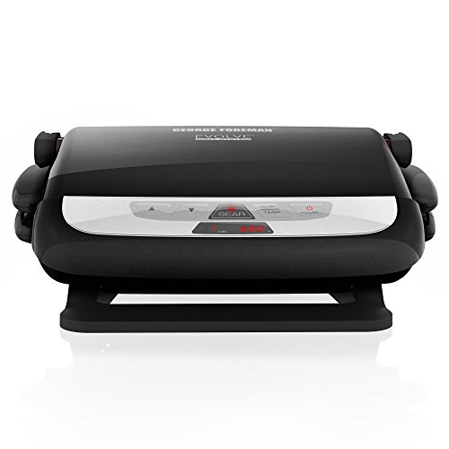 George-Foreman-GRP4800R-4-in-1-Multi-Plate-Evolve-Grill-Electric-Grill-Panini-Press-Grilling-Baking-and-Cupcake-Plates-Included-0-1