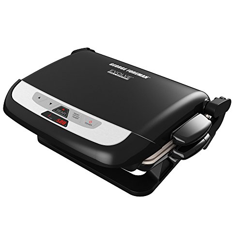 George-Foreman-GRP4800R-4-in-1-Multi-Plate-Evolve-Grill-Electric-Grill-Panini-Press-Grilling-Baking-and-Cupcake-Plates-Included-0