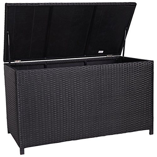 Giantex-47-Black-Outdoor-Wicker-Deck-Cushion-Storage-Box-Furniture-Patio-garden-0-0