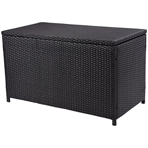 Giantex-47-Black-Outdoor-Wicker-Deck-Cushion-Storage-Box-Furniture-Patio-garden-0