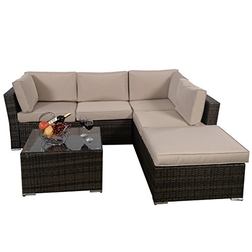 Giantex-4pc-Patio-Sectional-Furniture-Pe-Wicker-Rattan-Sofa-Set-Deck-Couch-Outdoor-0
