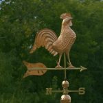Good-Directions-616P-Barn-Rooster-Estate-Weathervane-Polished-Copper-0-1