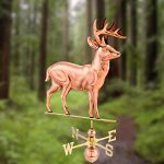 Good-Directions-638P-Standing-Deer-Weathervane-Polished-Copper-0-0