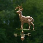 Good-Directions-638P-Standing-Deer-Weathervane-Polished-Copper-0-1