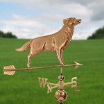 Good-Directions-644PA-Golden-Retriever-Weathervane-with-Arrow-Polished-Copper-0-0