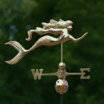 Good-Directions-649P-Mermaid-Weathervane-Polished-Copper-0-1