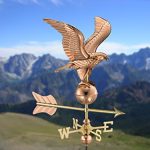Good-Directions-8815PR-Eagle-Cottage-Weathervane-Polished-Copper-with-Roof-Mount-0-0