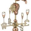 Good-Directions-8843PG-Wine-Bottle-Garden-Weathervane-Polished-Copper-with-Garden-Pole-0