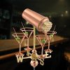 Good-Directions-8861PR-Martini-with-Glasses-Cottage-Weathervane-Polished-Copper-with-Roof-Mount-0-0
