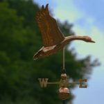 Good-Directions-9663P-Feathered-Goose-Weathervane-Polished-Copper-0-1
