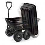 Gorilla-Carts-GOR200B-Poly-Garden-Dump-Cart-with-Steel-Frame-and-10-Inch-Pneumatic-Tires-0-0