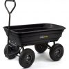 Gorilla-Carts-GOR200B-Poly-Garden-Dump-Cart-with-Steel-Frame-and-10-Inch-Pneumatic-Tires-0