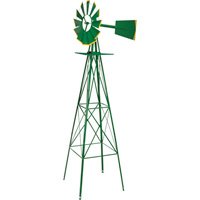Green-and-Yellow-8-Ft-Ornamental-Windmill-0-0