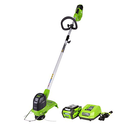GreenWorks-2101602-G-MAX-40V-12-Inch-Cordless-String-Trimmer-2Ah-Battery-and-Charger-Included-0
