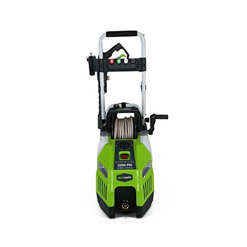 GreenWorks-GPW2001-13-amp-2000-PSI-12-GPM-Electric-Pressure-Washer-with-Hose-Reel-0-0