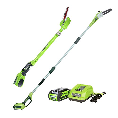 GreenWorks-PSPH40B210-G-MAX-40V-Cordless-Pole-Hedge-Trimmer-and-Pole-Saw-Combo-2Ah-Battery-and-Charger-Included-0