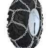 Grizzlar-GTN-524-Garden-Tractor-Snowblower-Net-Diamond-Style-Alloy-Tire-Chains-15×500-6-0