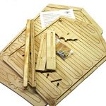 H4Bats-One-Chamber-Bat-House-Kit-BCI-Certified-28x18x2-Easy-to-Assemble-Grooved-Roosting-Surfaces-Holds-50-to-100-bats-0-0