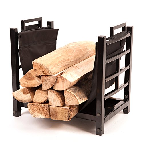 HIO-Small-Firewood-Racks-18-Inch-Fireplace-Log-Holder-With-Canvas-Carrier-0