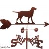 Hand-Made-LABRADOR-LAB-DOG-SIDE-Mount-Weathervane-NEW-by-SWEN-Products-0